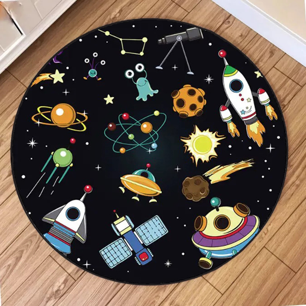 Kids Space Round Rug Collectio - Kids Education Rug ulasan dan harga
