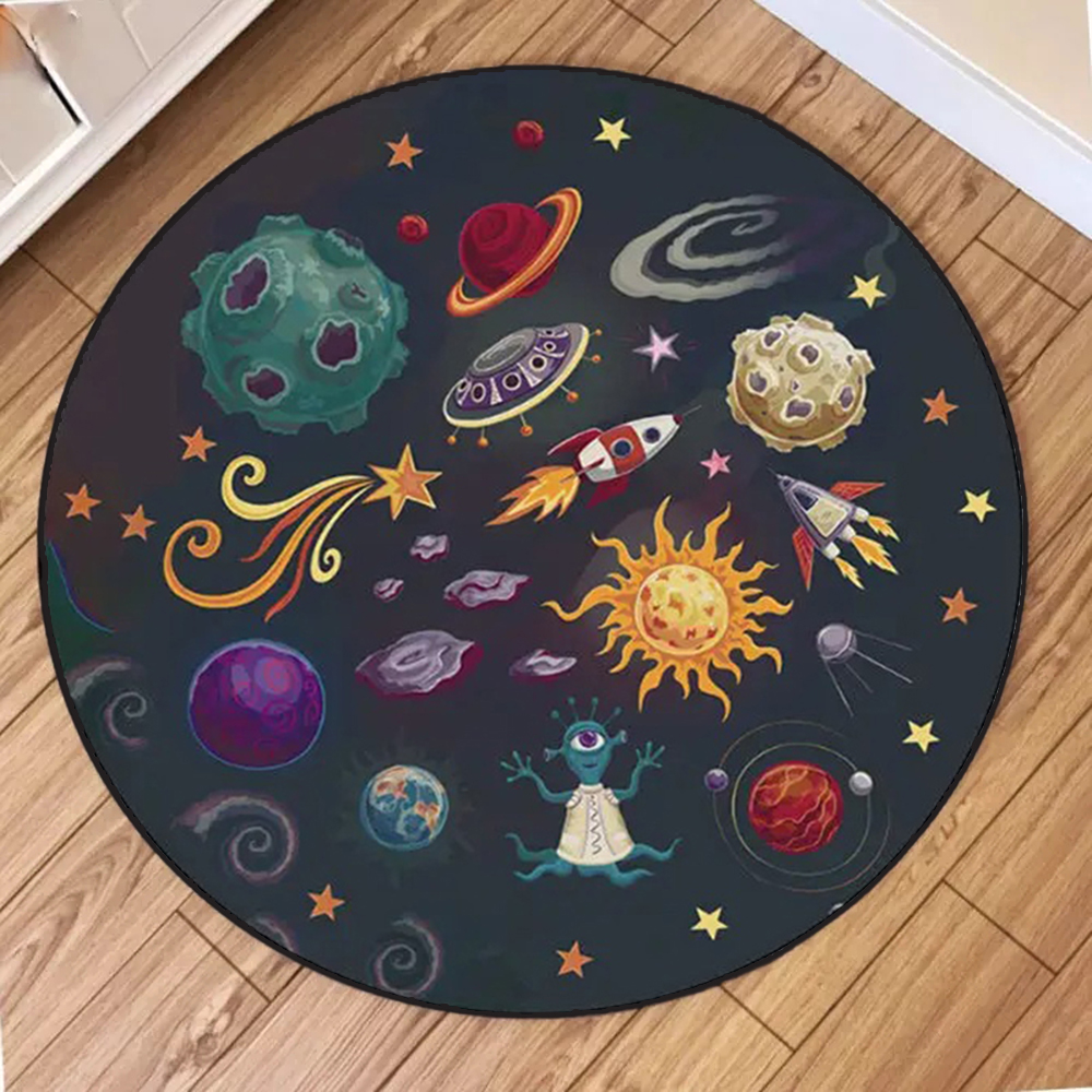 Kids Space Round Rug Collectio - Kids Education Rug ulasan dan harga