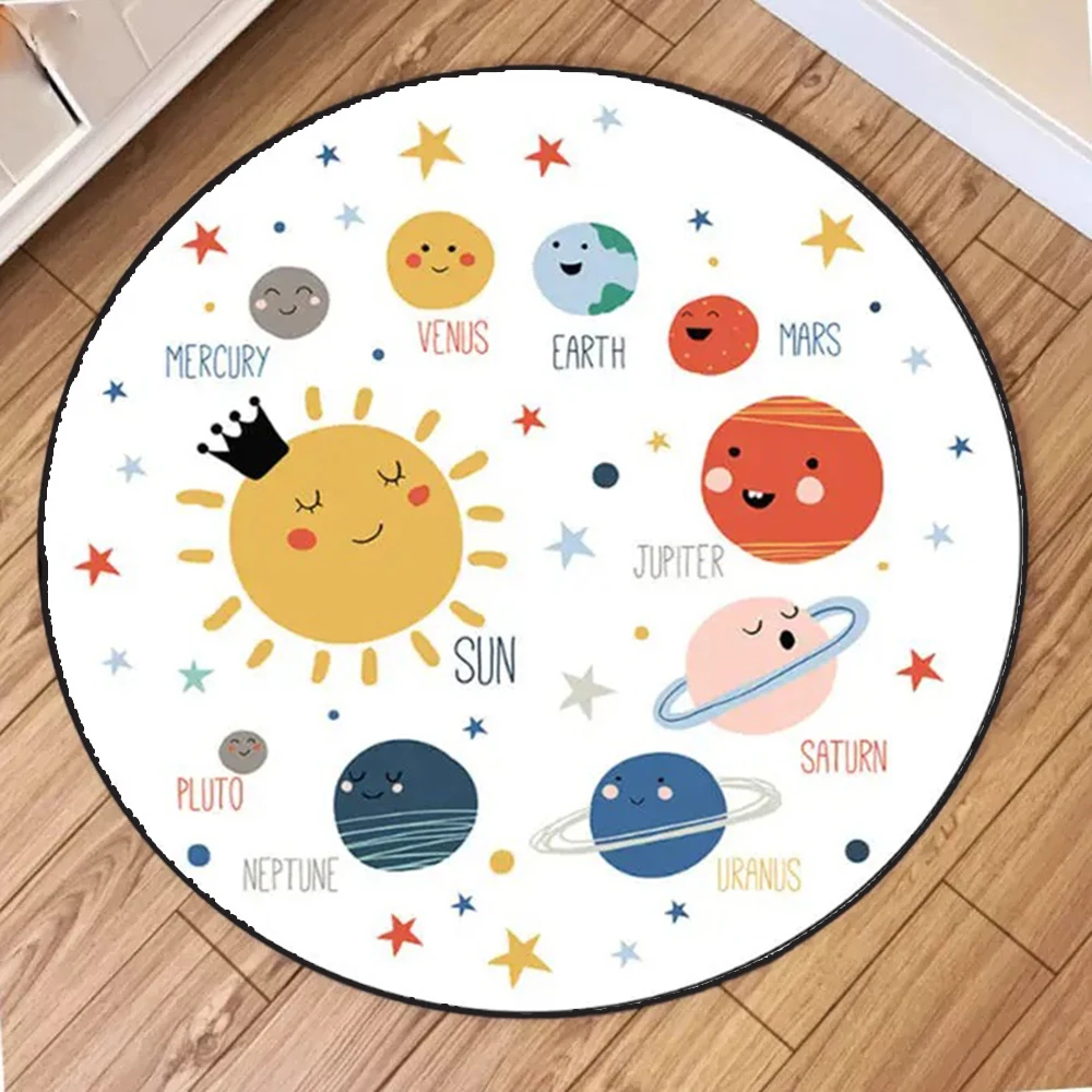 Kids Space Round Rug Collectio - Kids Education Rug ulasan dan harga