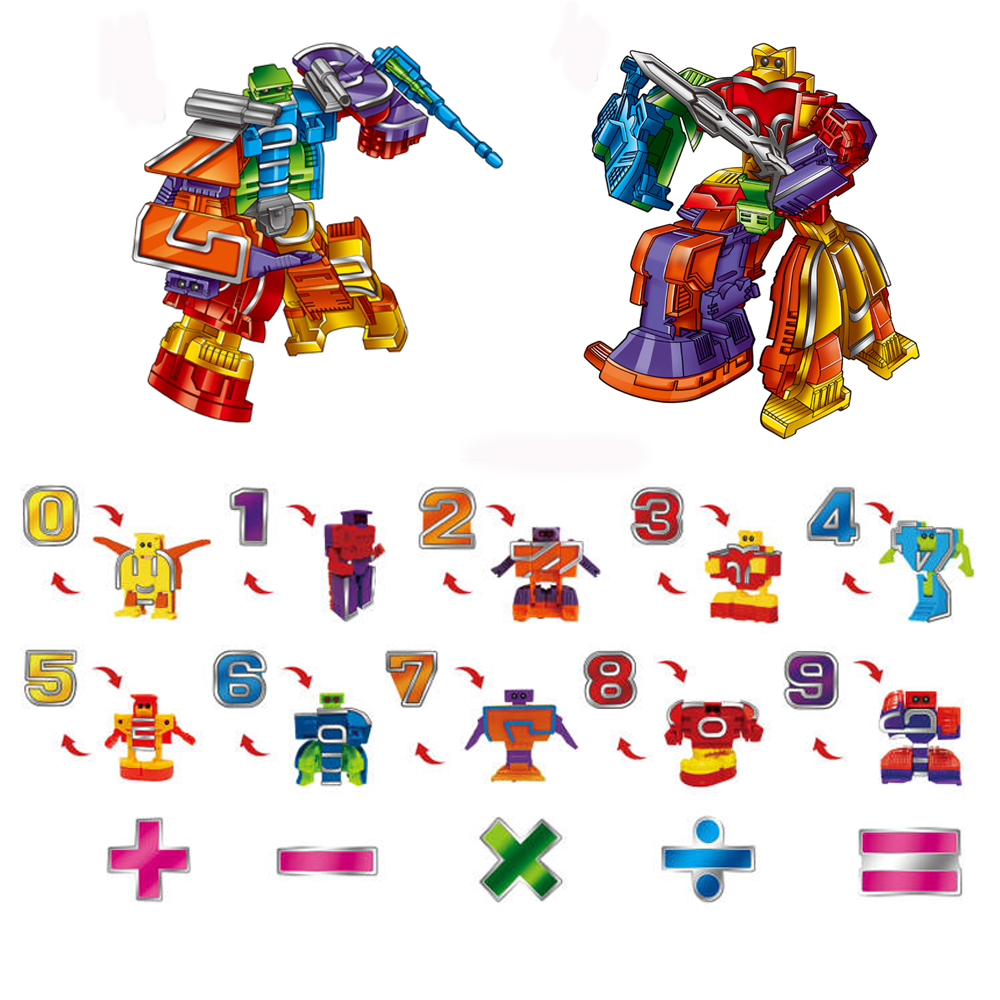 Number robot Toys, Digit Bots  - Kids First Education ulasan dan harga